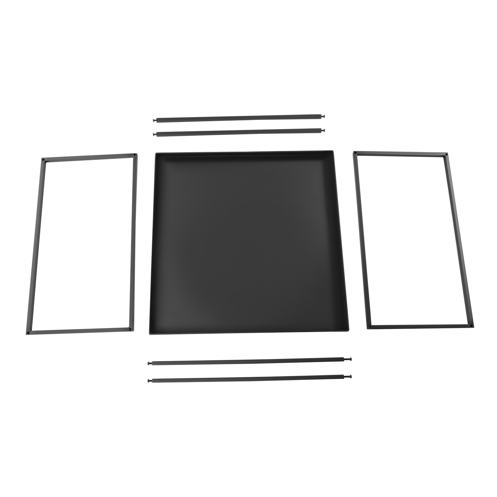 Modern Square Coffee Table Elegant End/side Table Display Stand For Home Office