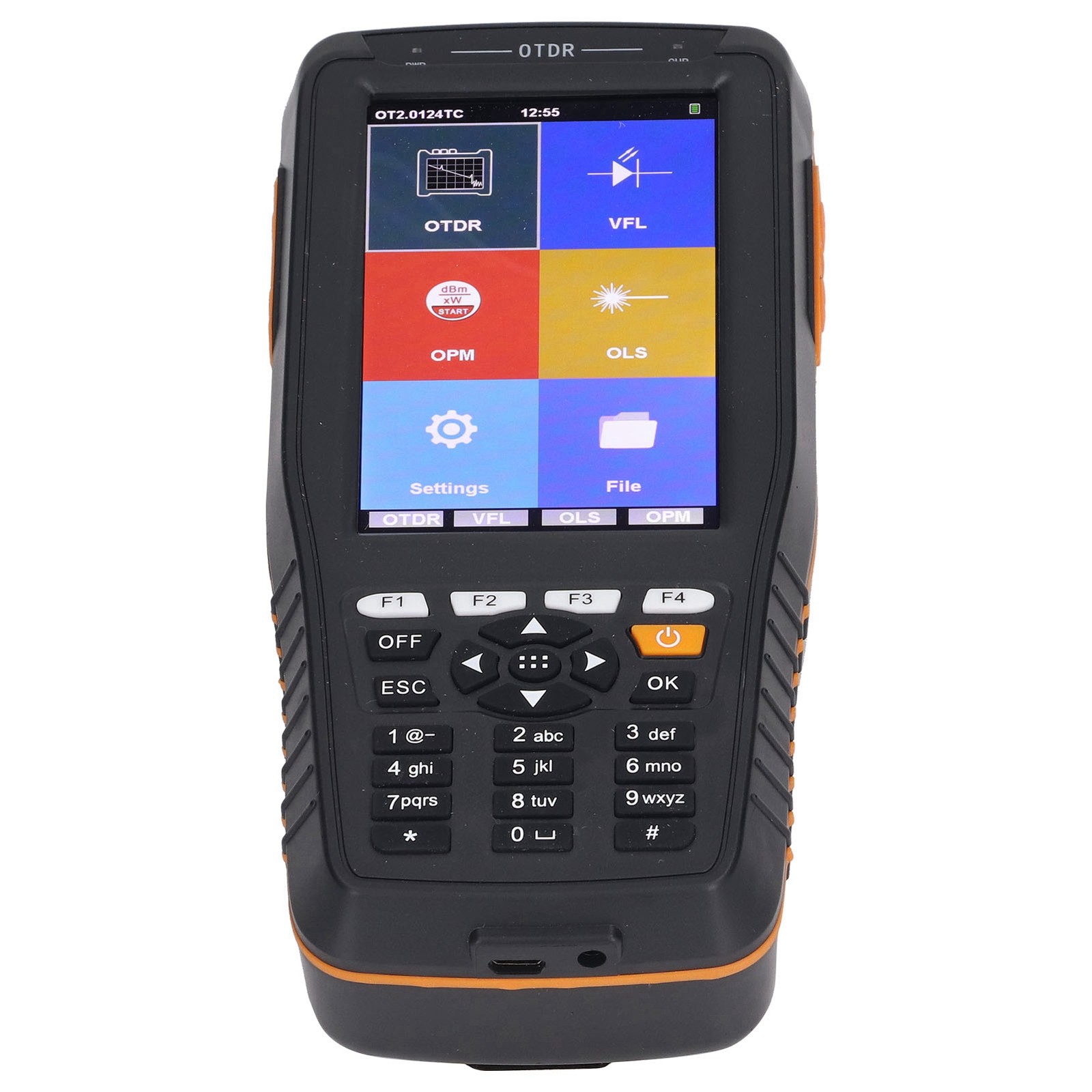 4 In 1 Fiber Optical Power Meter Portable Optic Tester For Network Construct
