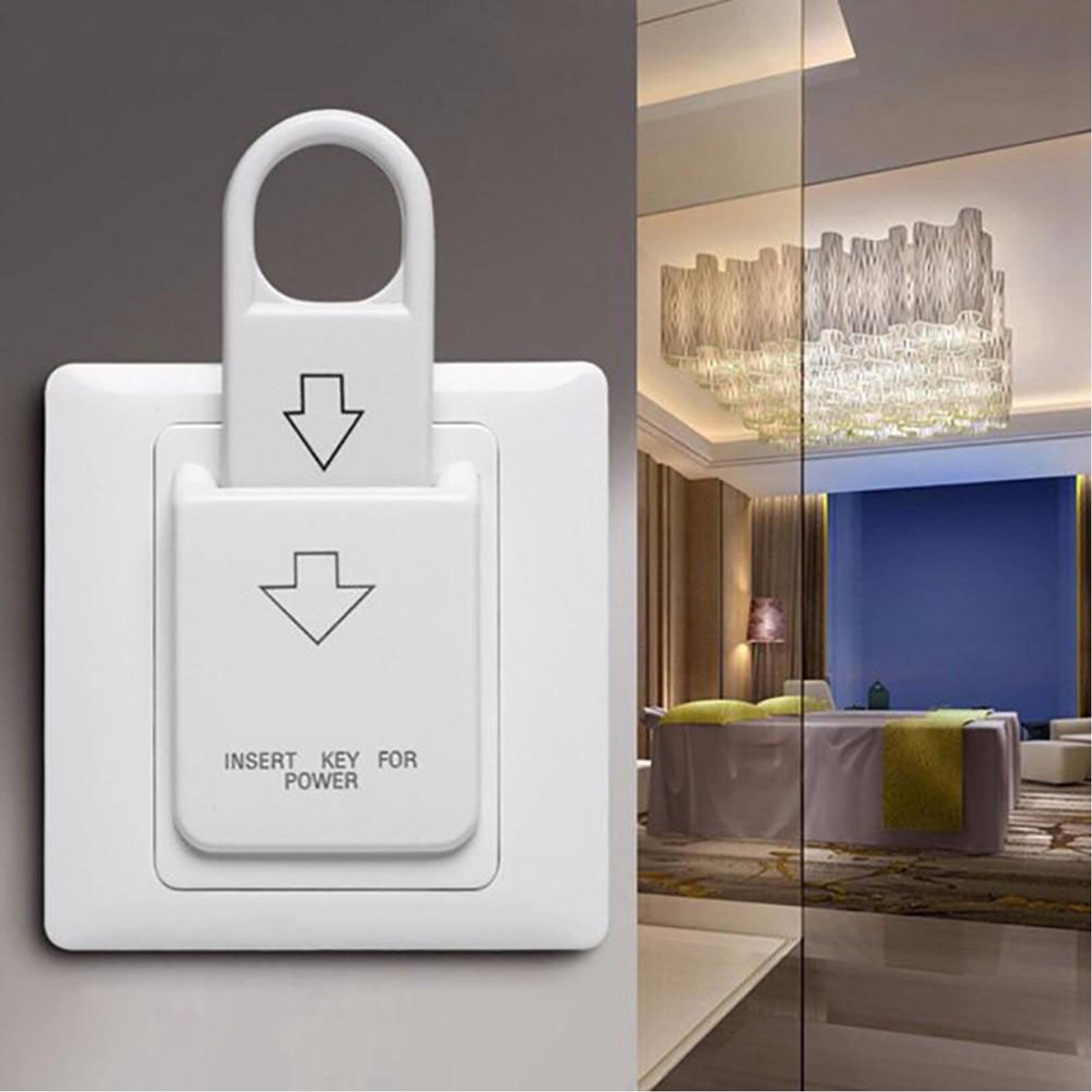 1p?c High Quality Magnetic Card Switch Insert Key For Power Energy Saving Access