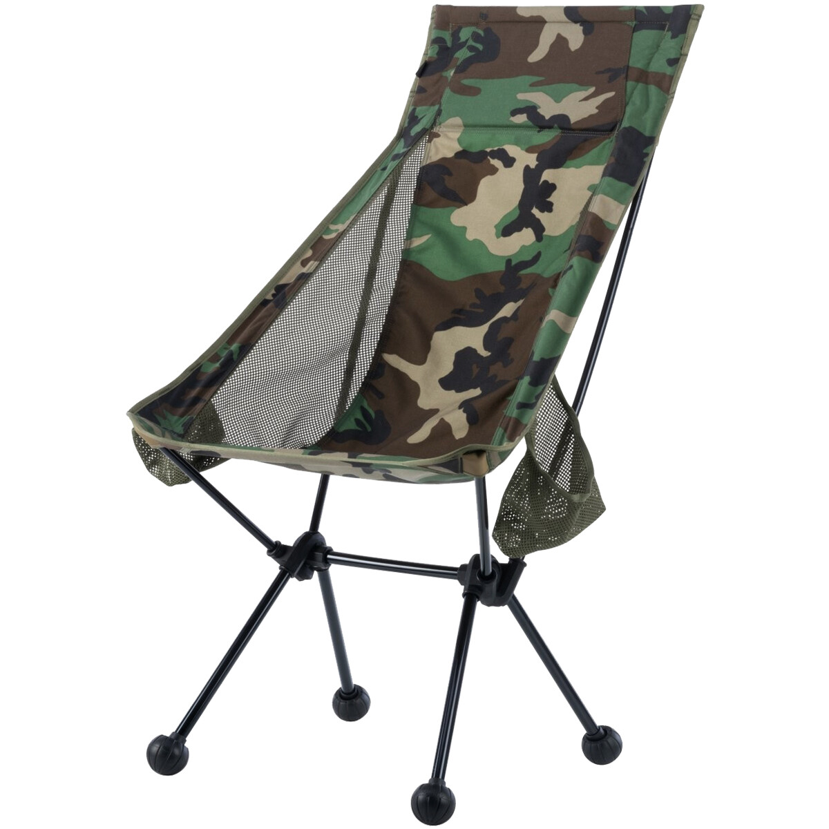Helikon Traveler Enlarged Chair Folding Camping Picnic US Woodland Camo