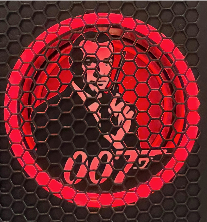 Stern Pinball James Bond Interactive Speaker Light-Custom LED Diffuser Panels
