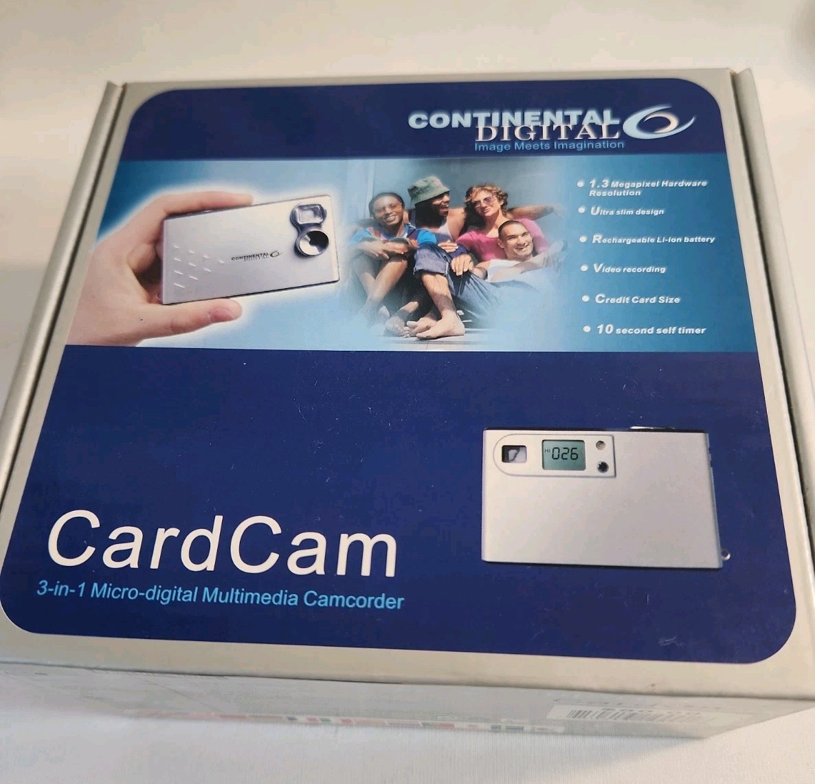continental Digital Card Cam 3 in 1 micro Digital multimedia Camcorder