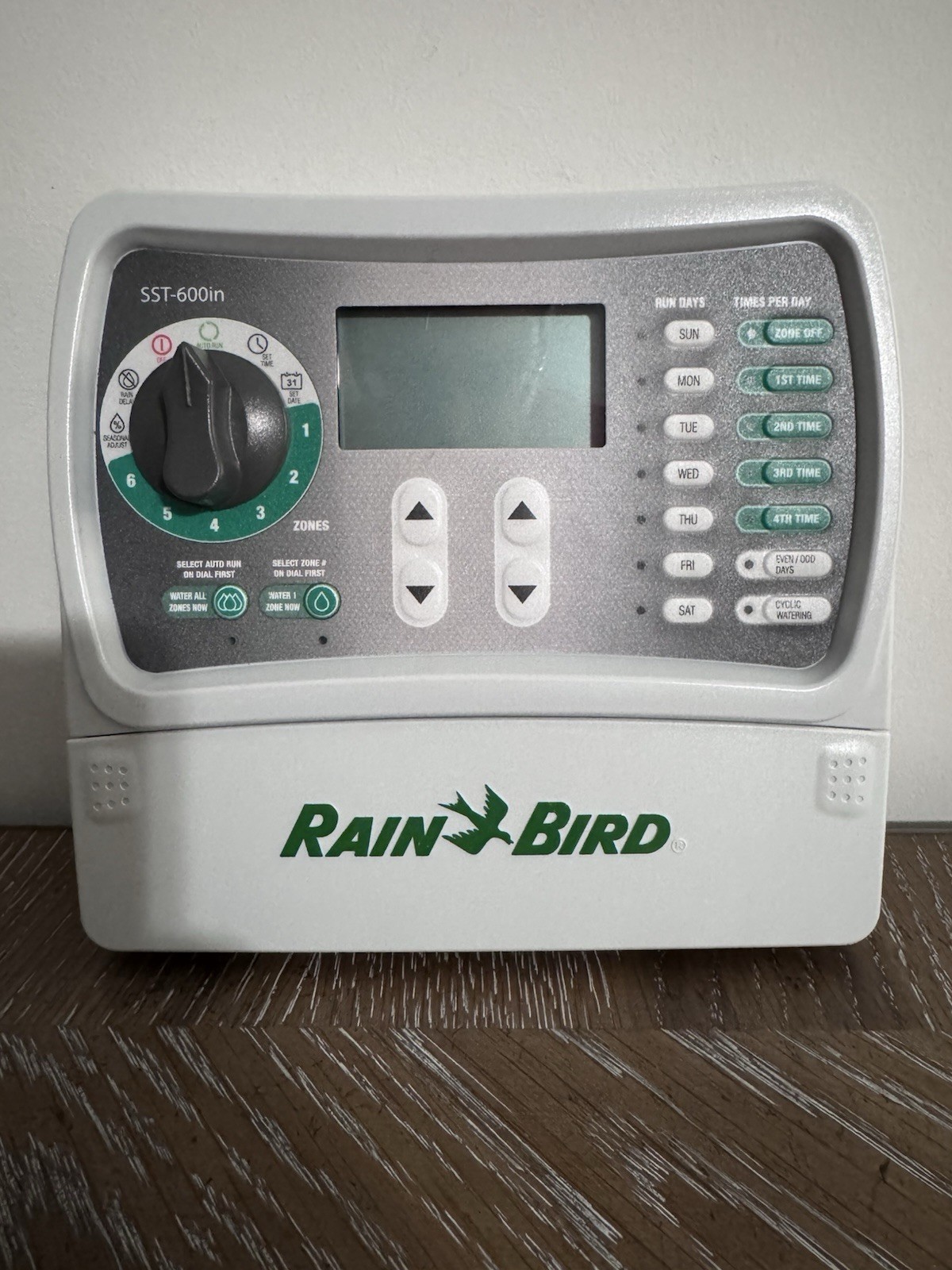 Rain Bird SST-600in 6 Station Irrigation Timer - No Power Adapter - Untested