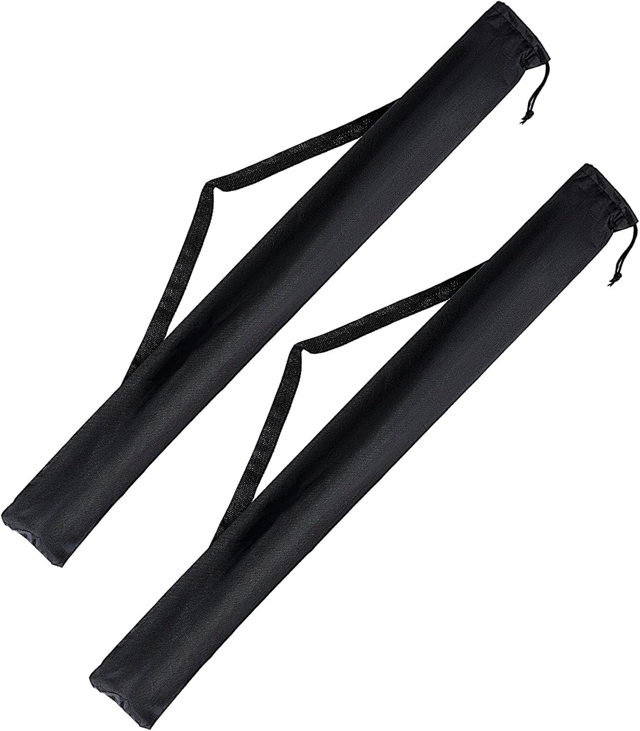 2PCS Billiard Cue Stick Carrying Case, Snooker Storage Bag, 35 Inch Black Pool C