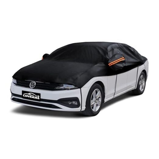 Half Car Cover Sedan, Hail Protector Car Cover with Sedan(see size table)