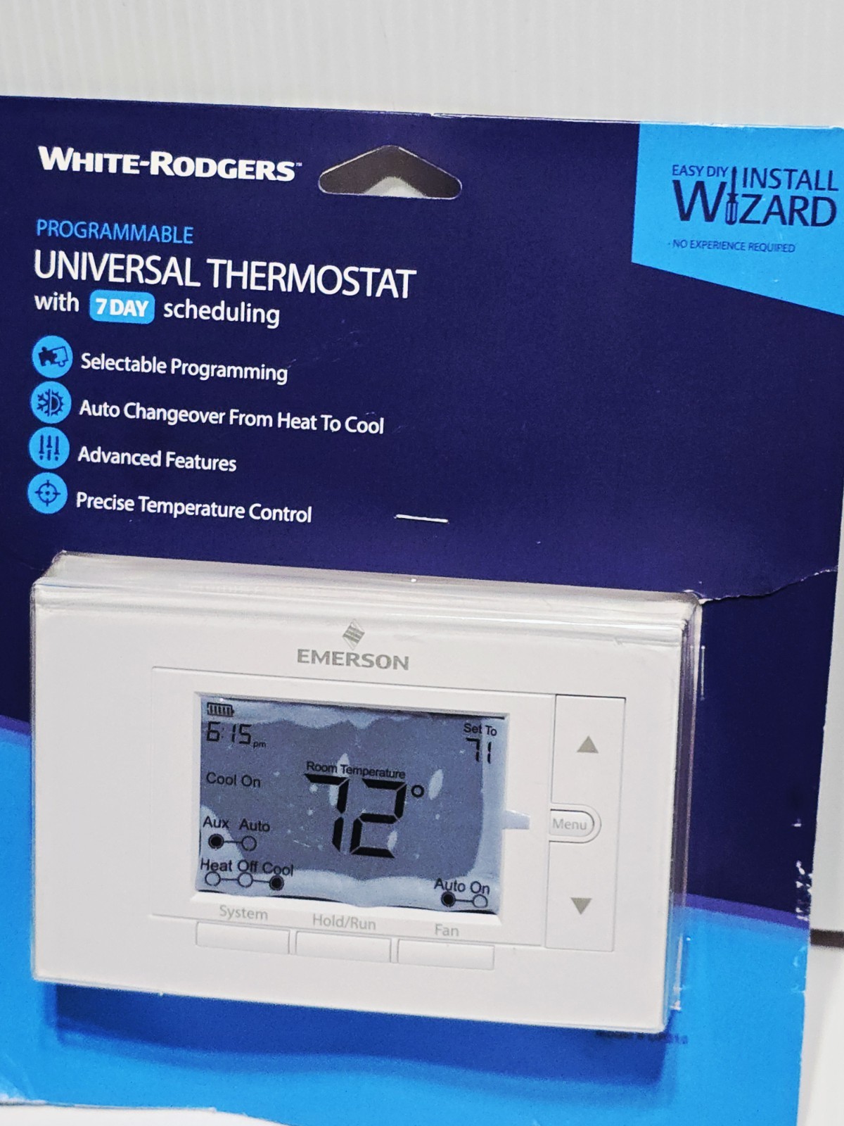 White-Rodgers UP310 Programmable Universal Thermostat w/ 7-Day Scheduling