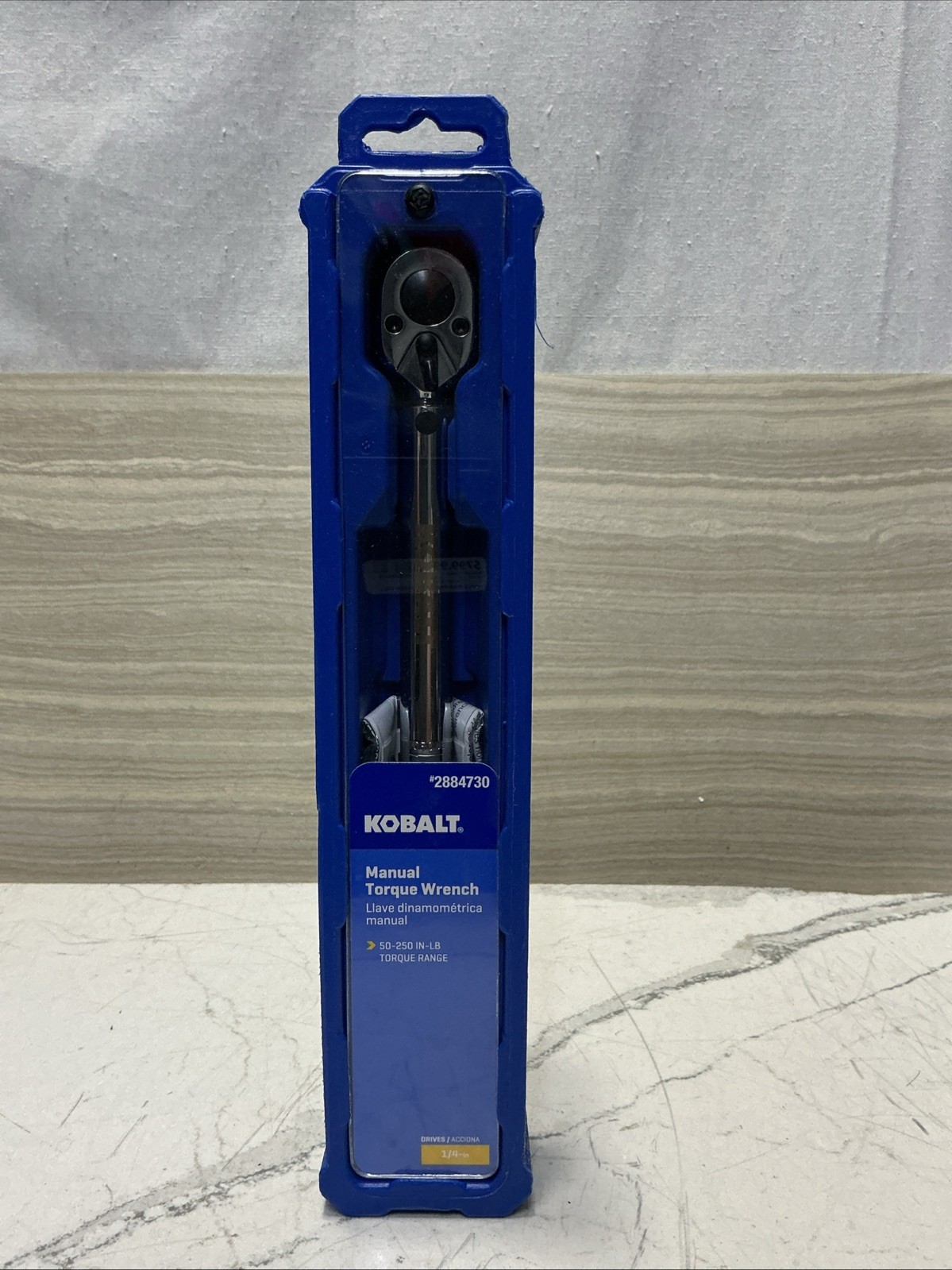 Kobalt 50-250in-lbs 1/4" Reversible Ratcheting Head Torque Wrench