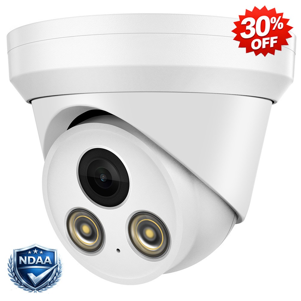 Vikylin 4K 8MP Security POE IP Camera F1.0 Full Color Mic Outdoor RTSP Onvif