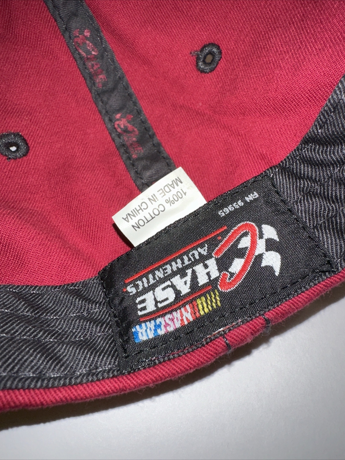 Gillette Evernham Budweiser Kasey Kahn 9 Red Hat Cap Authentic NASCAR Distressed