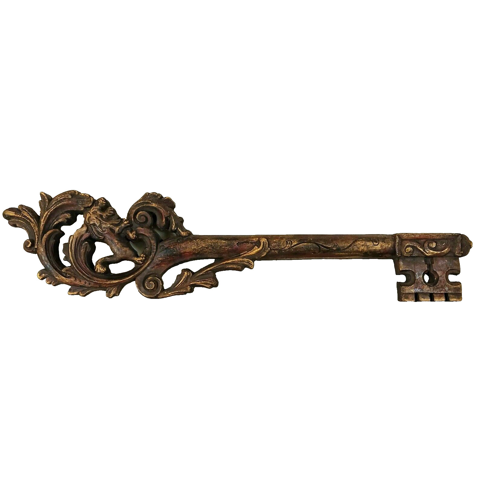 Antique Ornate Skeleton Key Wall Hanging Art Accent Decor Large 34"