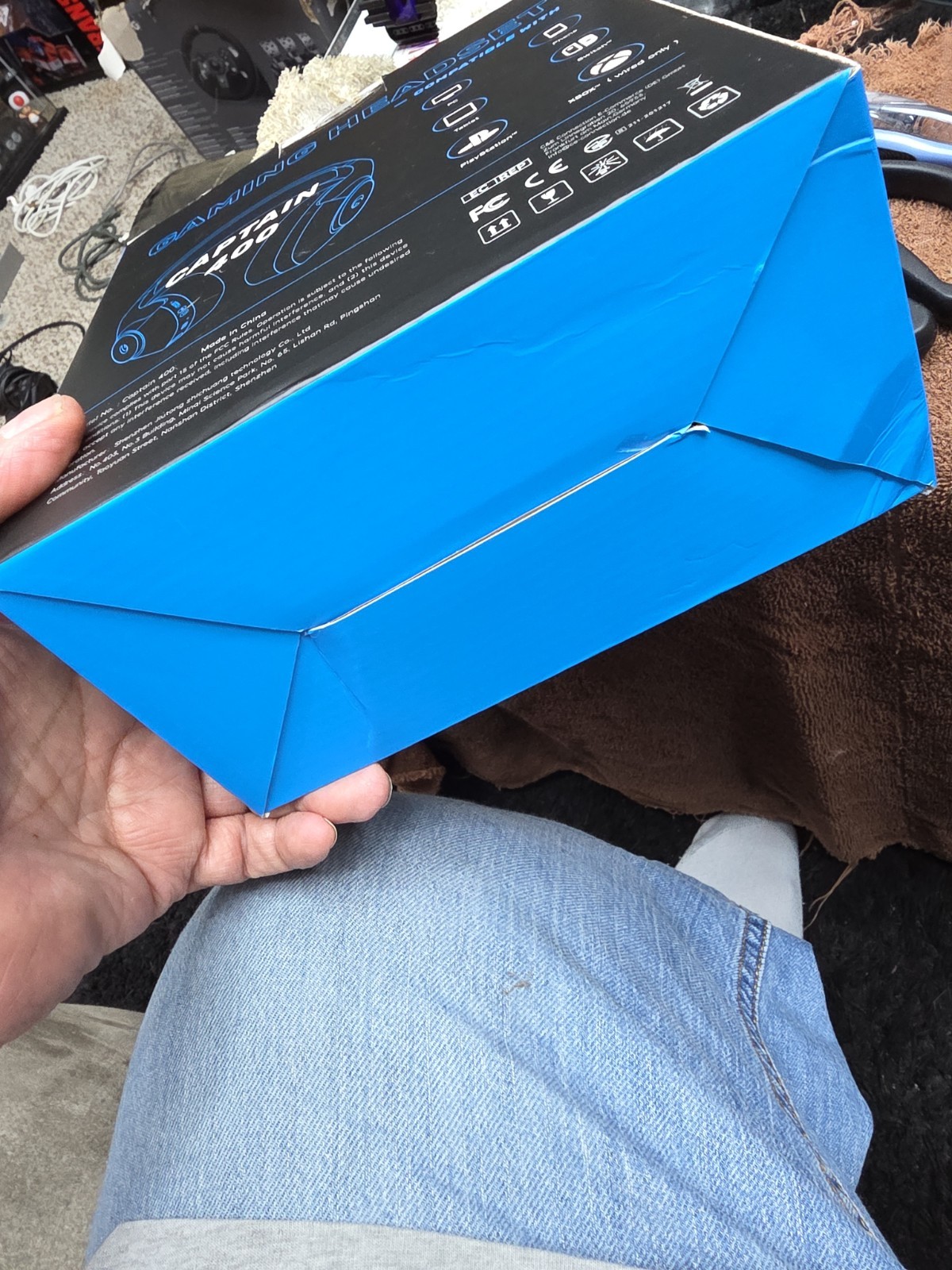 Captain 400 Black Black And Red Gaming Headset