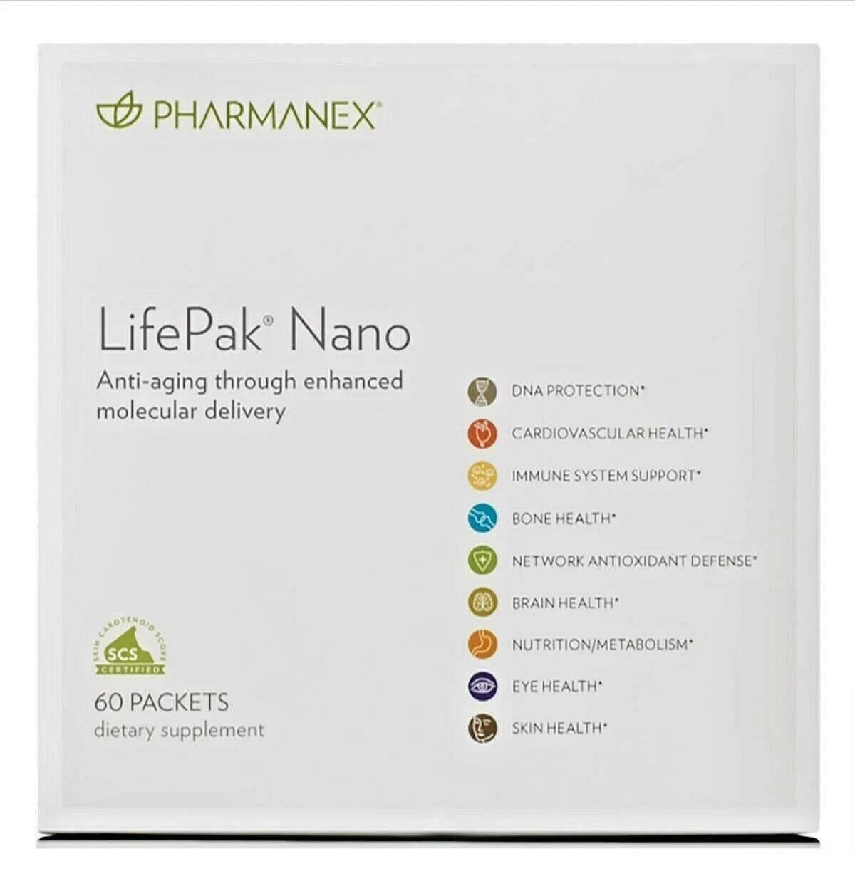 Nu Skin Pharmanex LifePak Nano, 60 Packets EXP - 01/2027