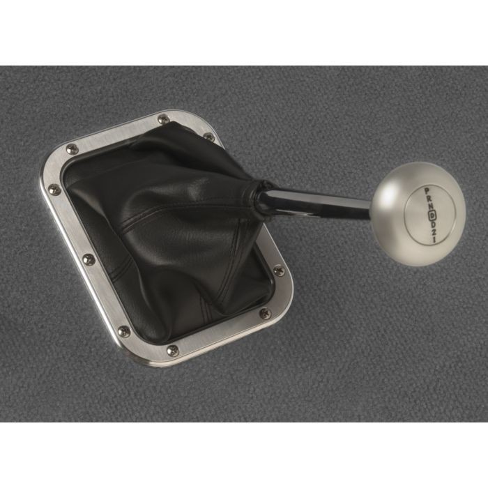 Lokar 70-BFMB Floor Mount Billet Rectangular Shifter Boot & Ring Kit