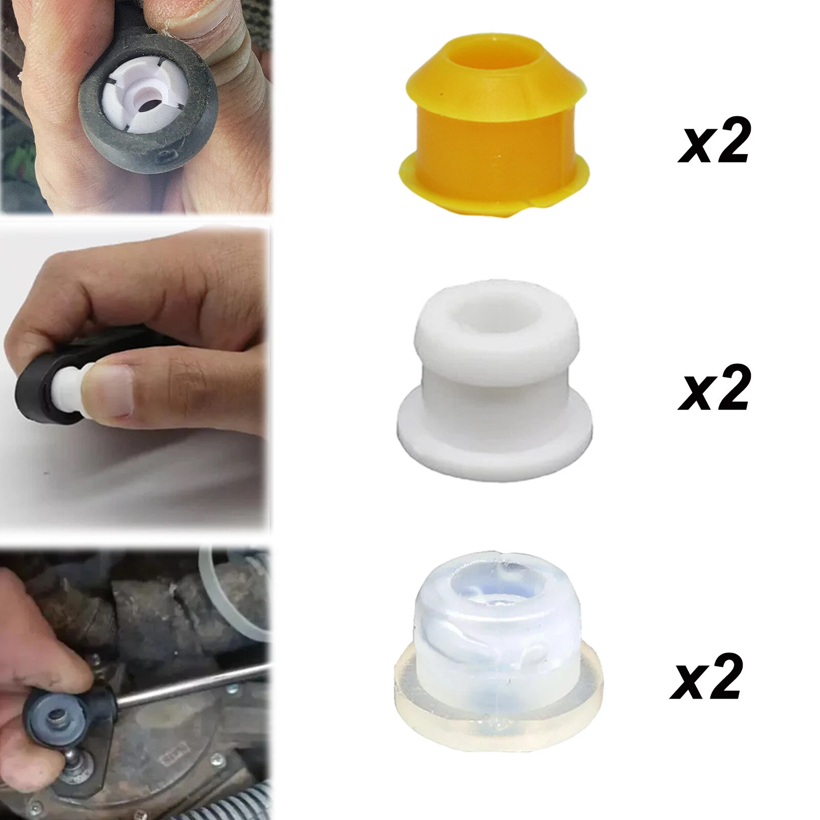 6Pcs For Hummer H2 Automatic Transmission Shift Cable Bushing Grommet 2003-2009
