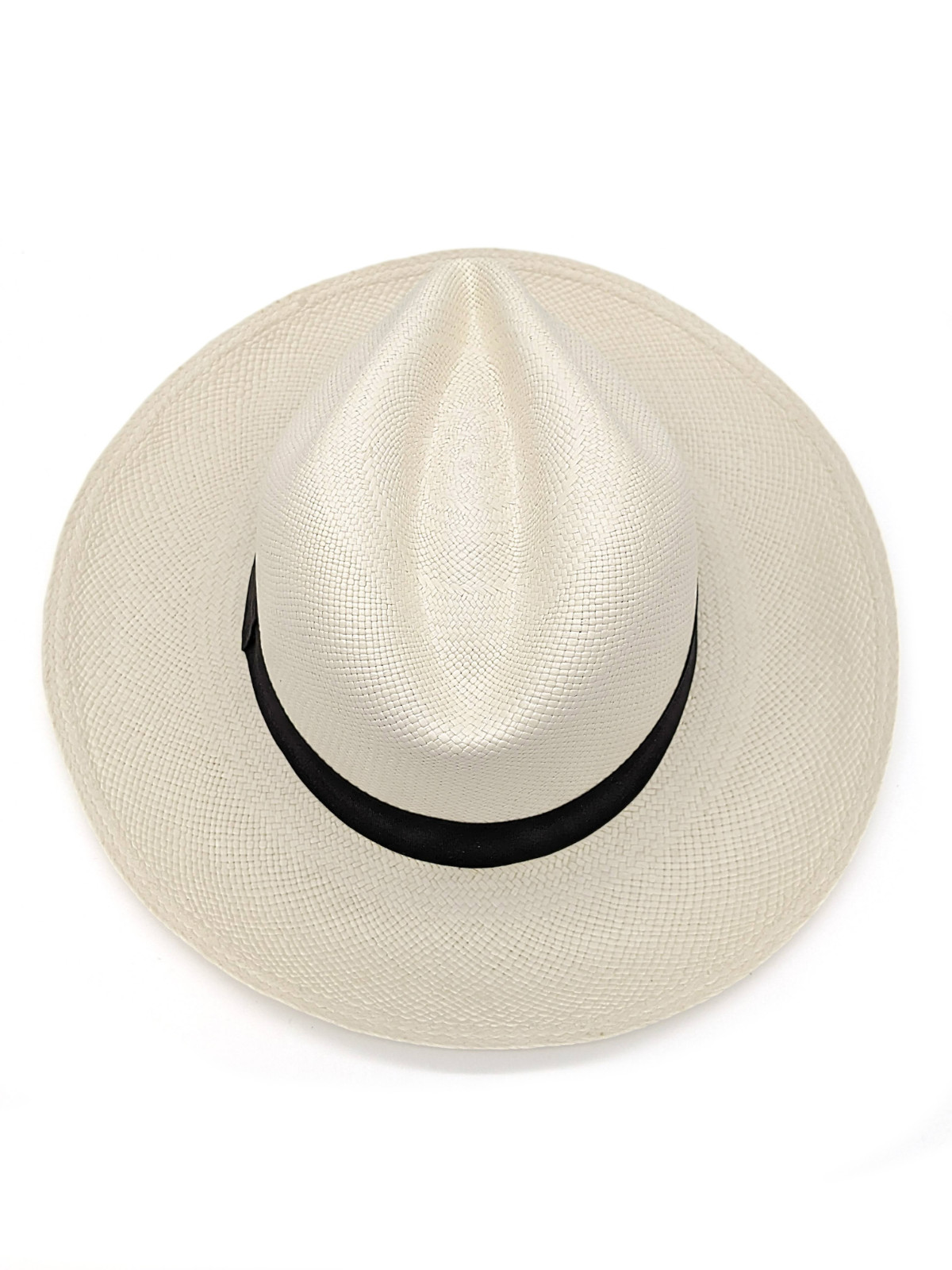 New Genuine Panama Hat Rolling Folding All Sizes Quality Travel Tube - White