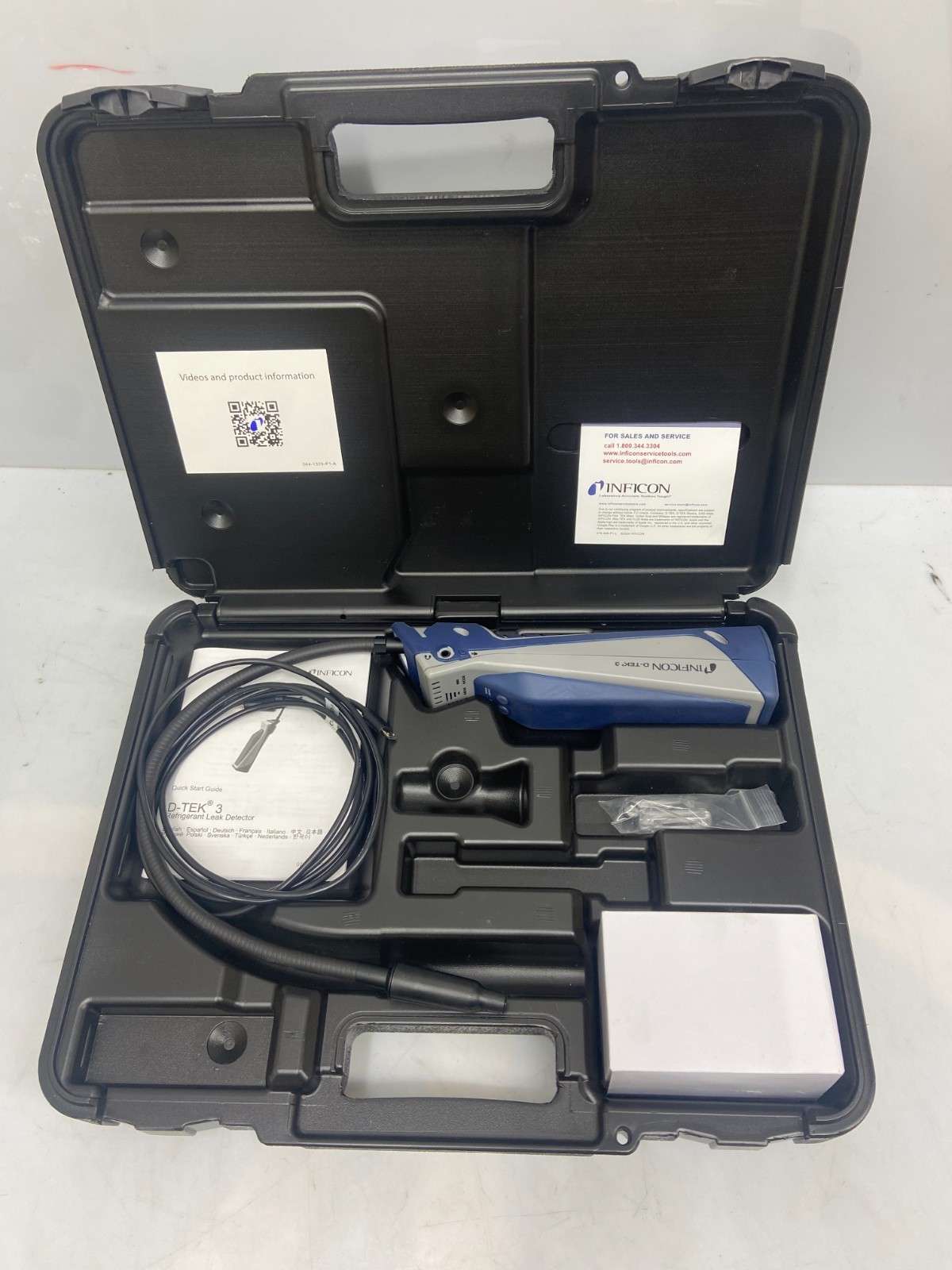 Inficon D-TEK 3 Refrigerant Leak Detector 721-202-G1