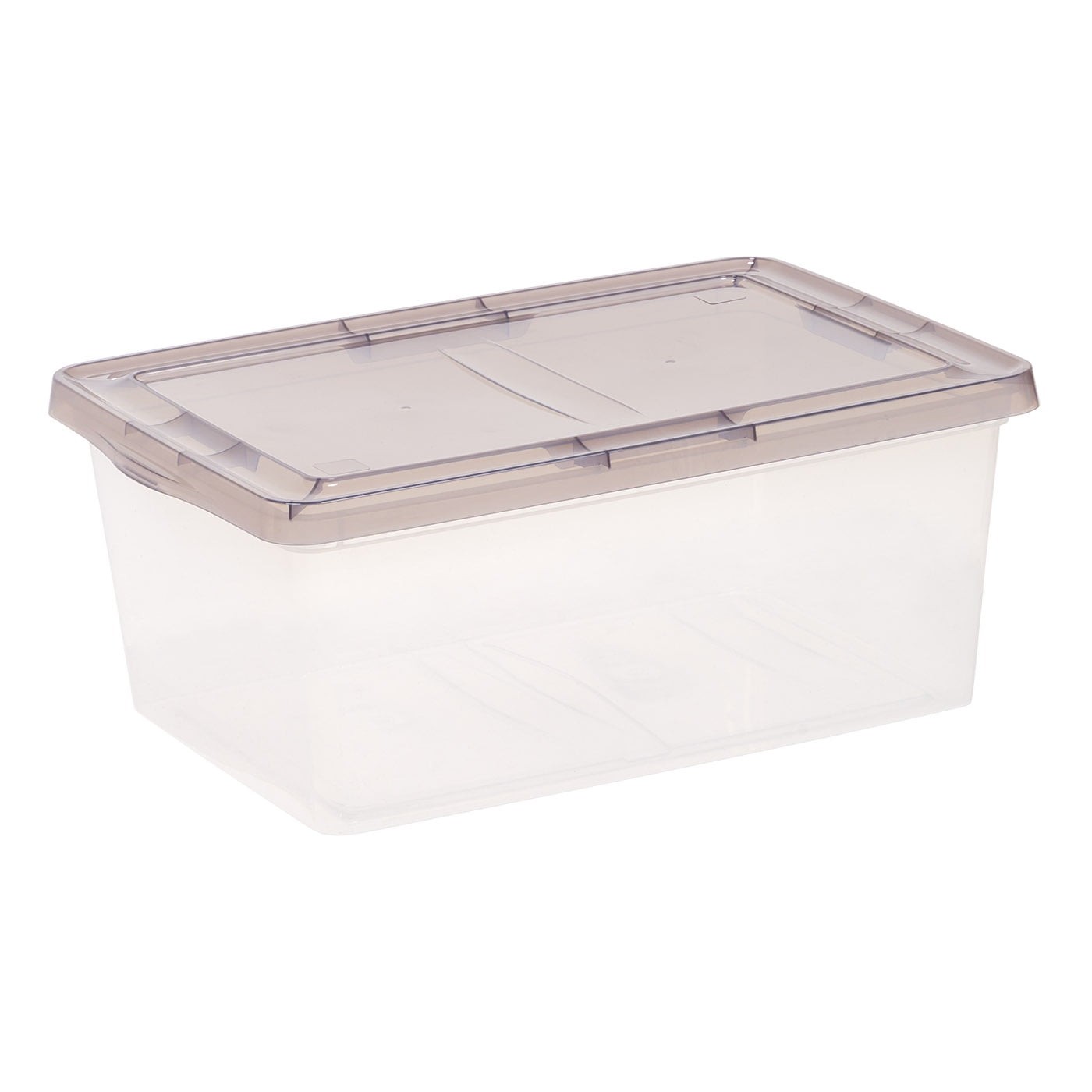17 Qt. Plastic Storage Bin with Lid, Stackable Storage Container, Tote, Clear