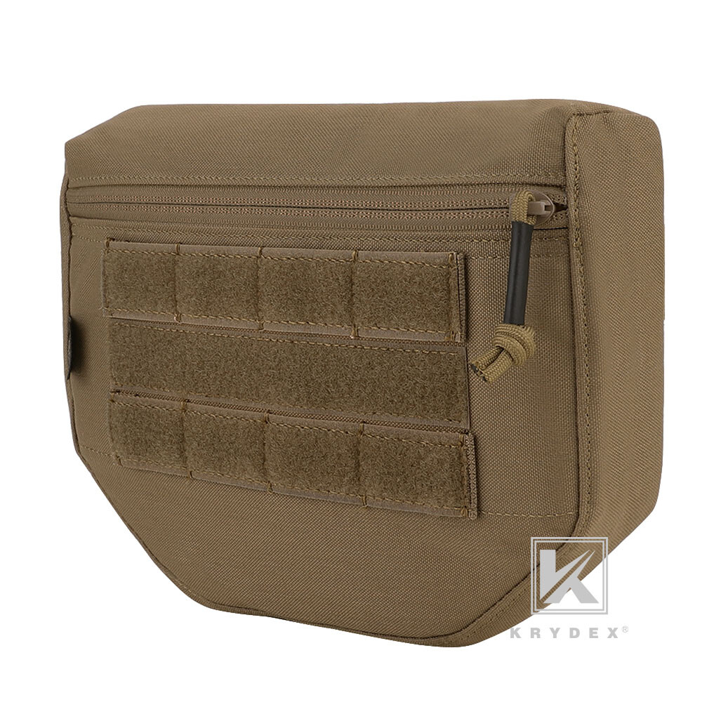 KRYDEX Dangler Drop Dump Pouch Storage Bag for Armor Plate Carrier Vest Coyote