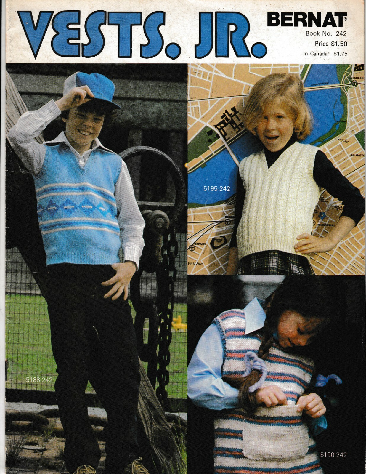Vests, Jr. to Knit and Crochet | Bernat #242
