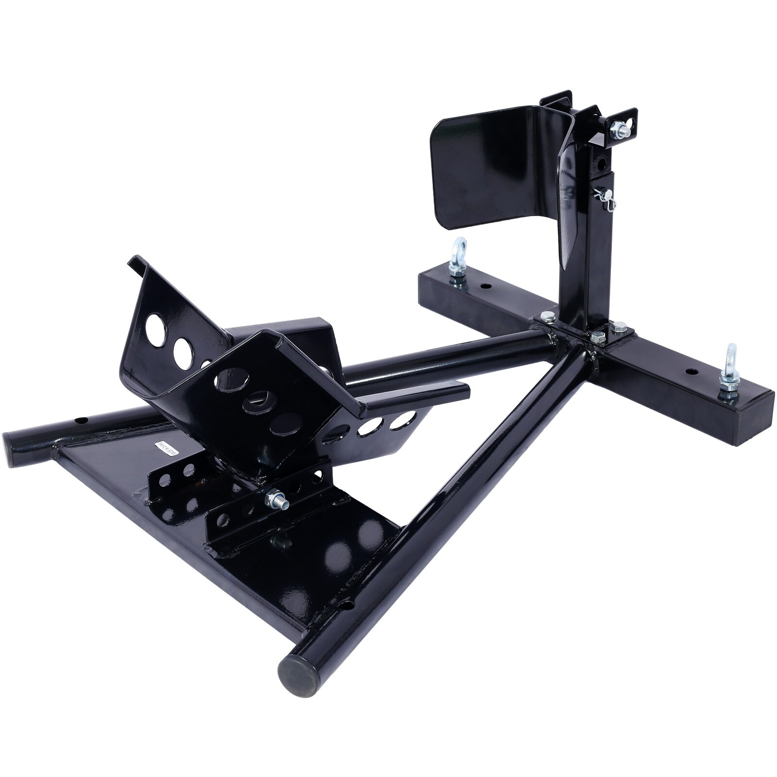 Motorcycle Front Tire Chock for 17"-21" Wheels Locking Adjusting Stand