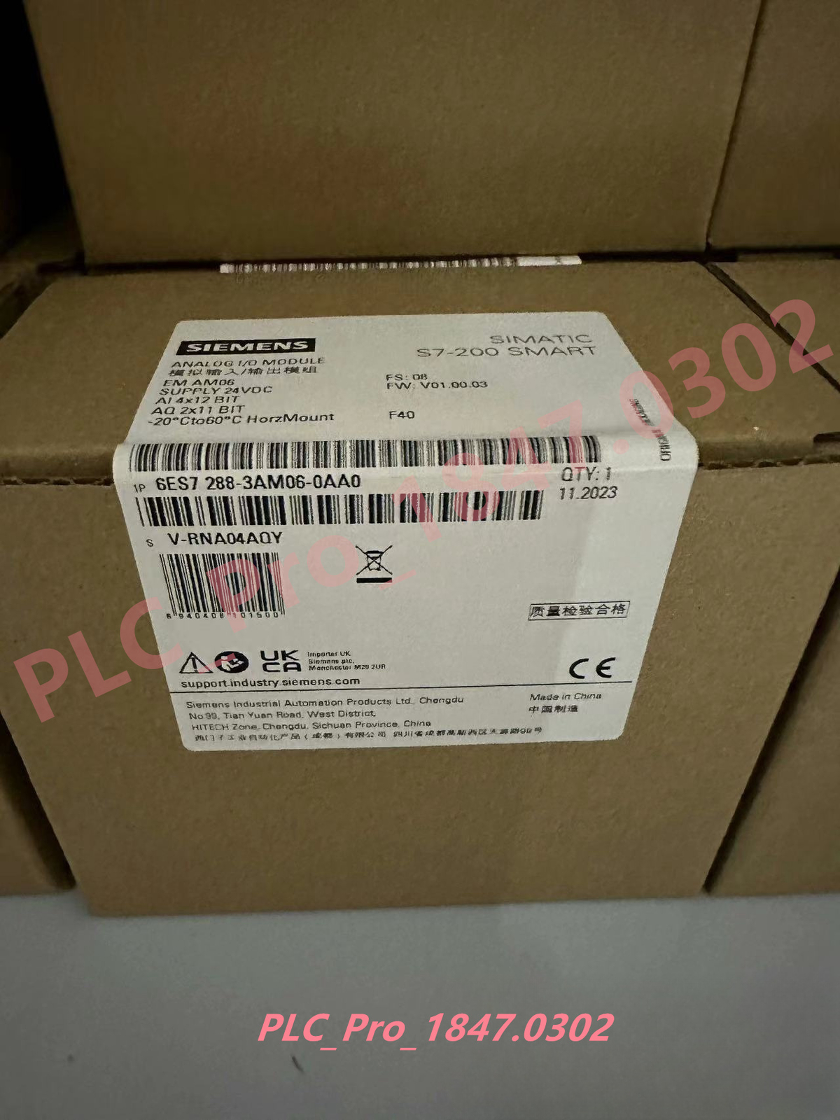6ES7288-3AM06-0AA0  1PCS Brand New  Siemens  6ES7 288-3AM06-0AA0  Fast shipment