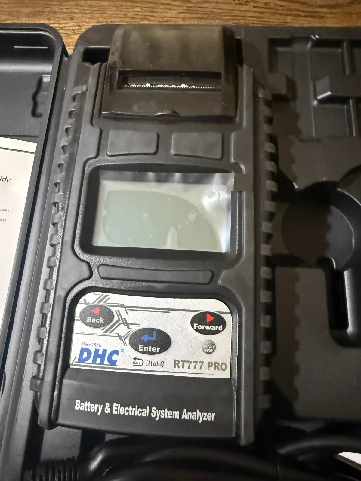 BRAND NEW DHC RT777 PRO BATTERY AND ELECTRICAL SYSTEM ANALYZER TESTER $350