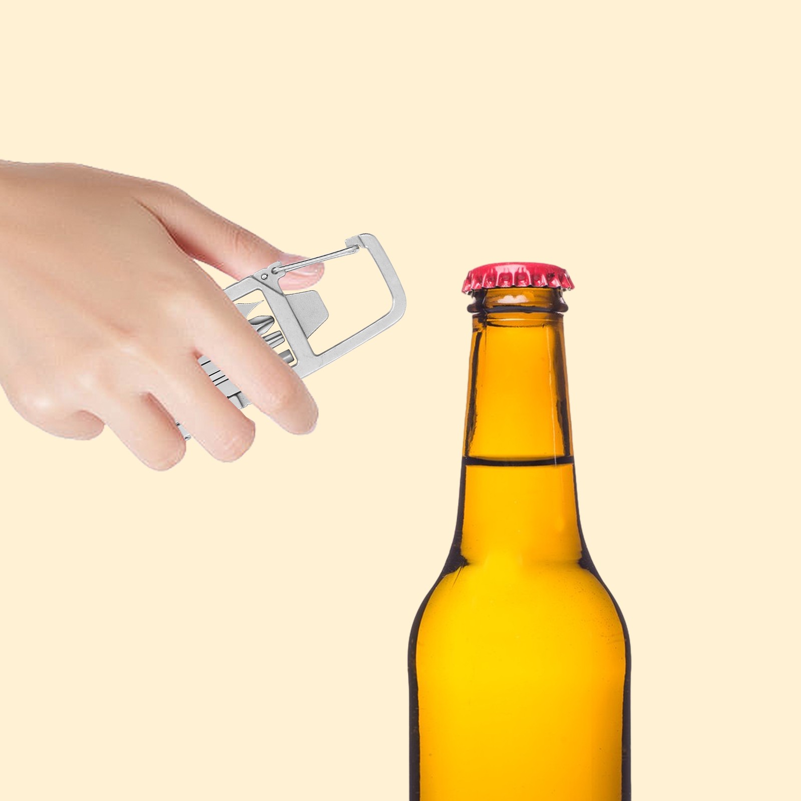Portable Keychain Multitool, Keychain Multi Tool, 12in1 Mini Multi Tool For Home