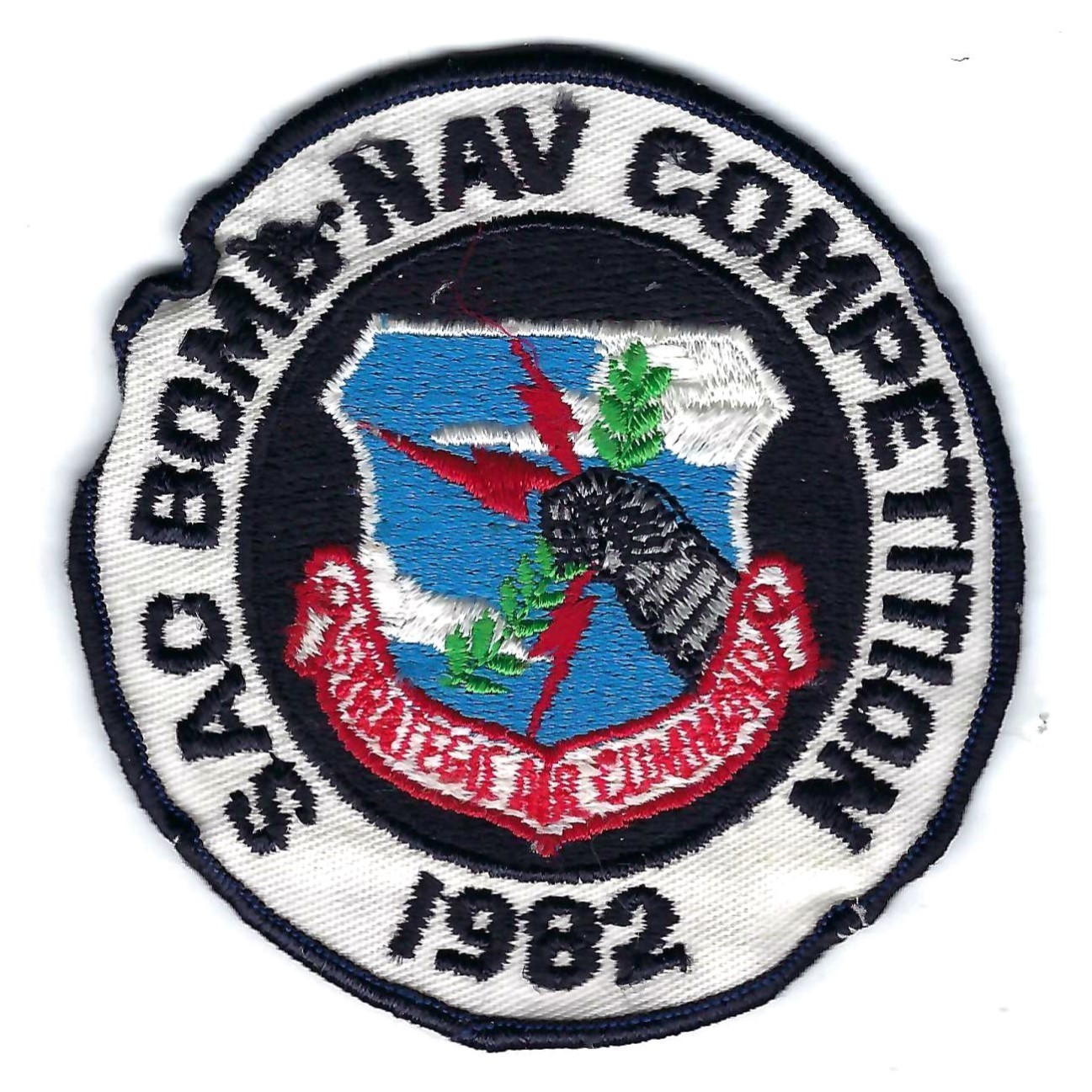 ORIGINAL SAC BOMB-NAV COMPETITION 1982 patch