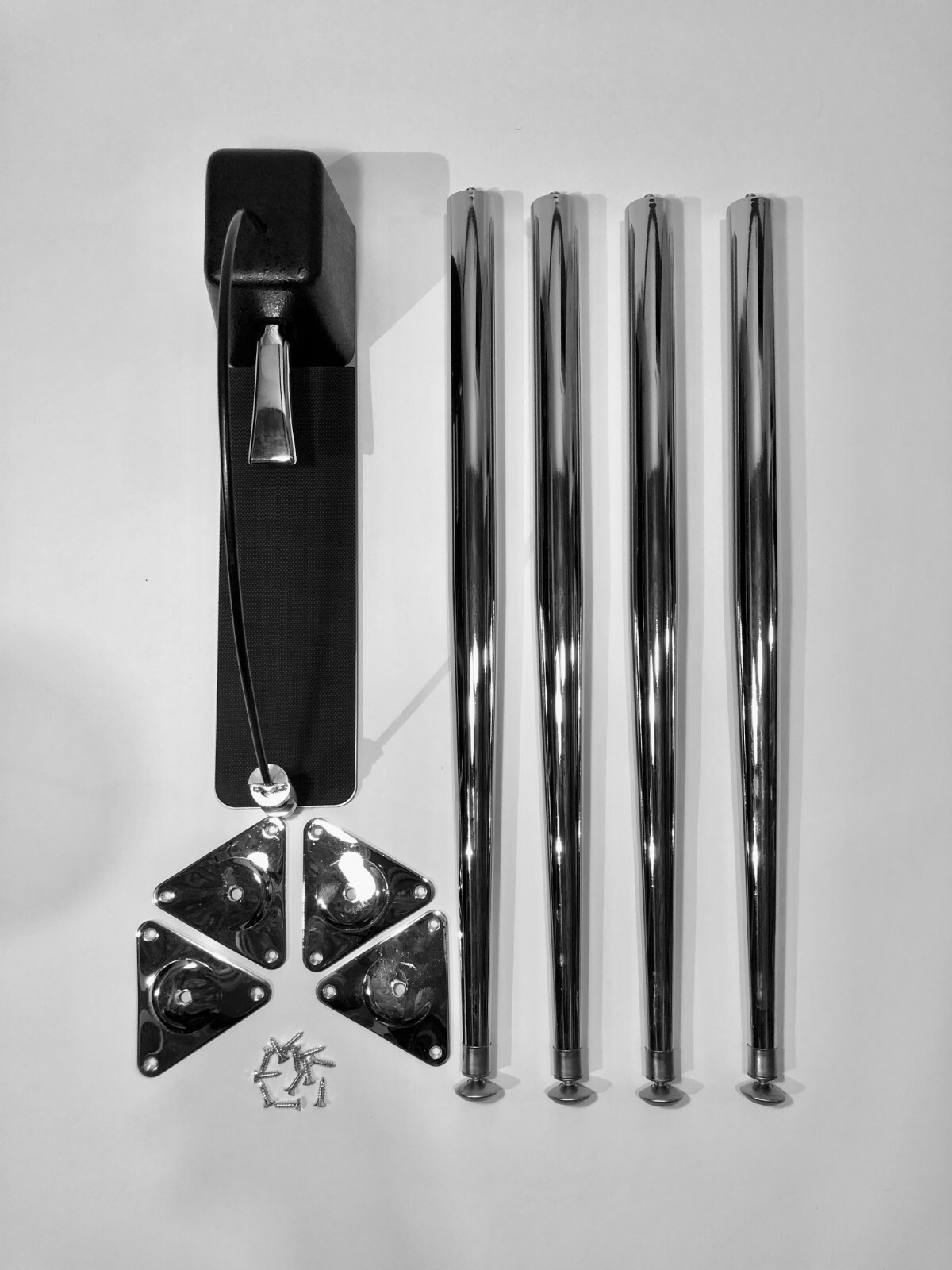Wurlitzer Electric Piano Legs, Plates and Sustain pedal ( 200 200a 206 )