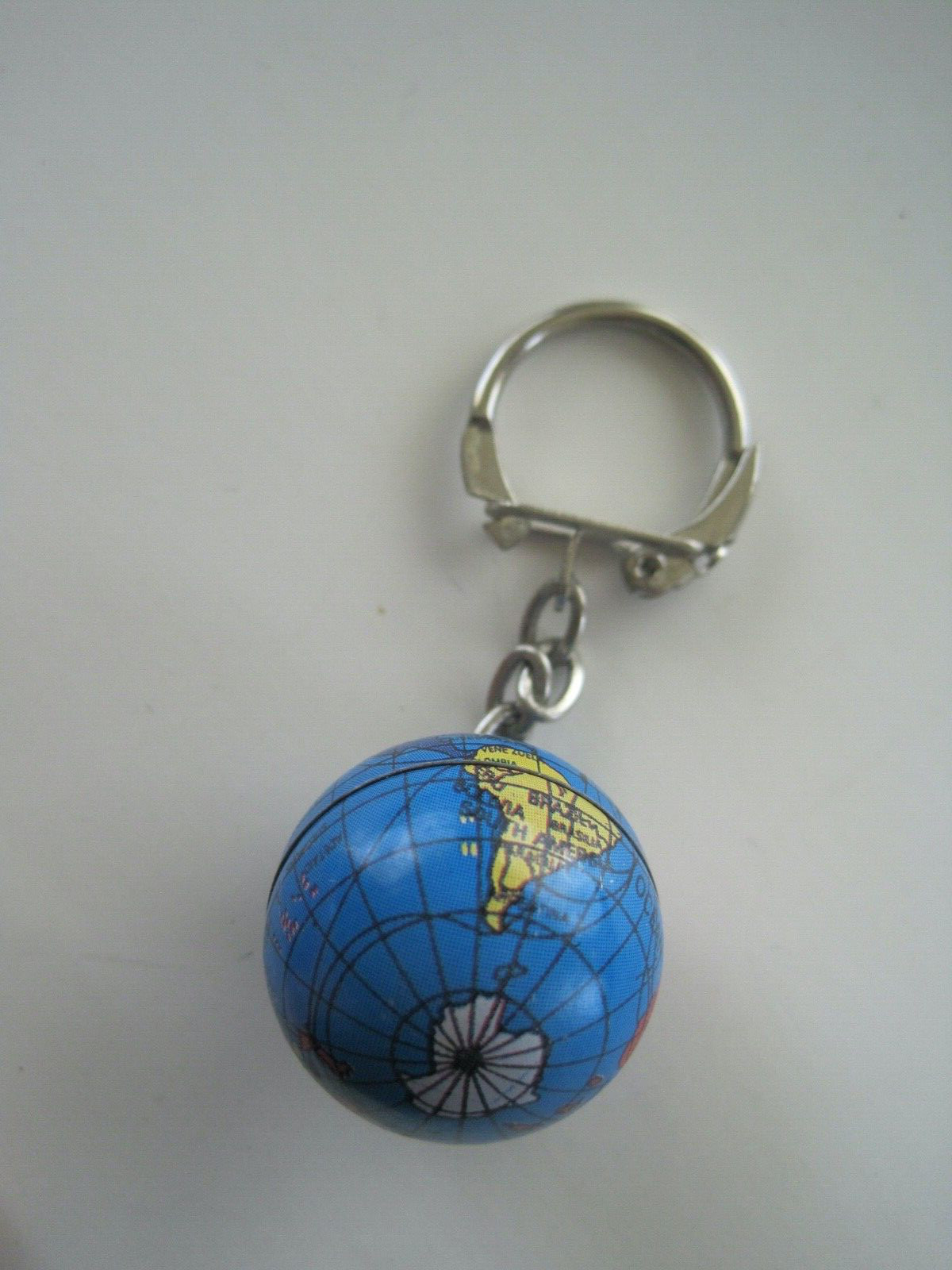 World Globe Vintage Keychain