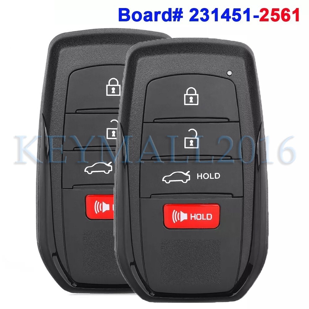 2 231451-2561 HYQ14FBW Smart Remote Key Fob for Toyota Corolla 2023 2024 2025