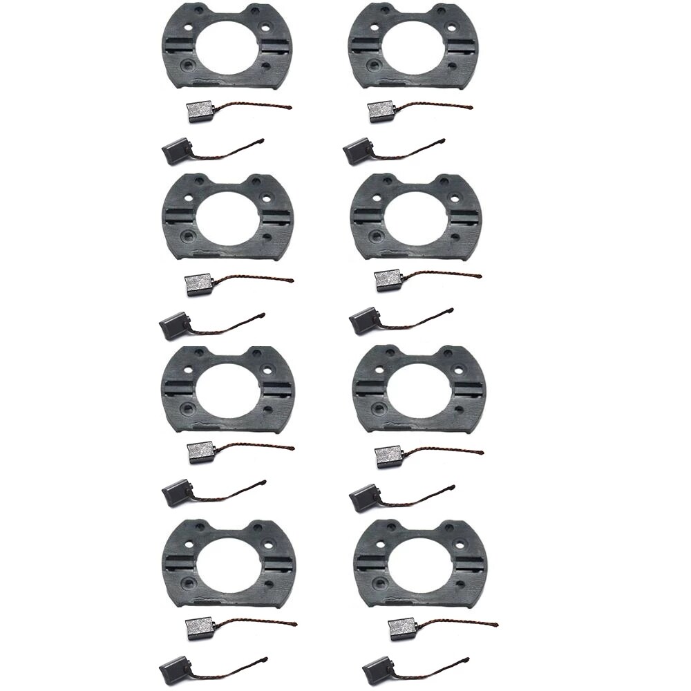 16x Carbon Brushes for 300w 400w ER11 Chrome CNC Spindle DC Motor w Brush Holder