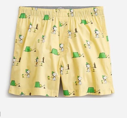 J.Crew Boxer Shorts Men's Peanuts x J.Crew boxers HIKING SNOOPY S M L XL NEW
