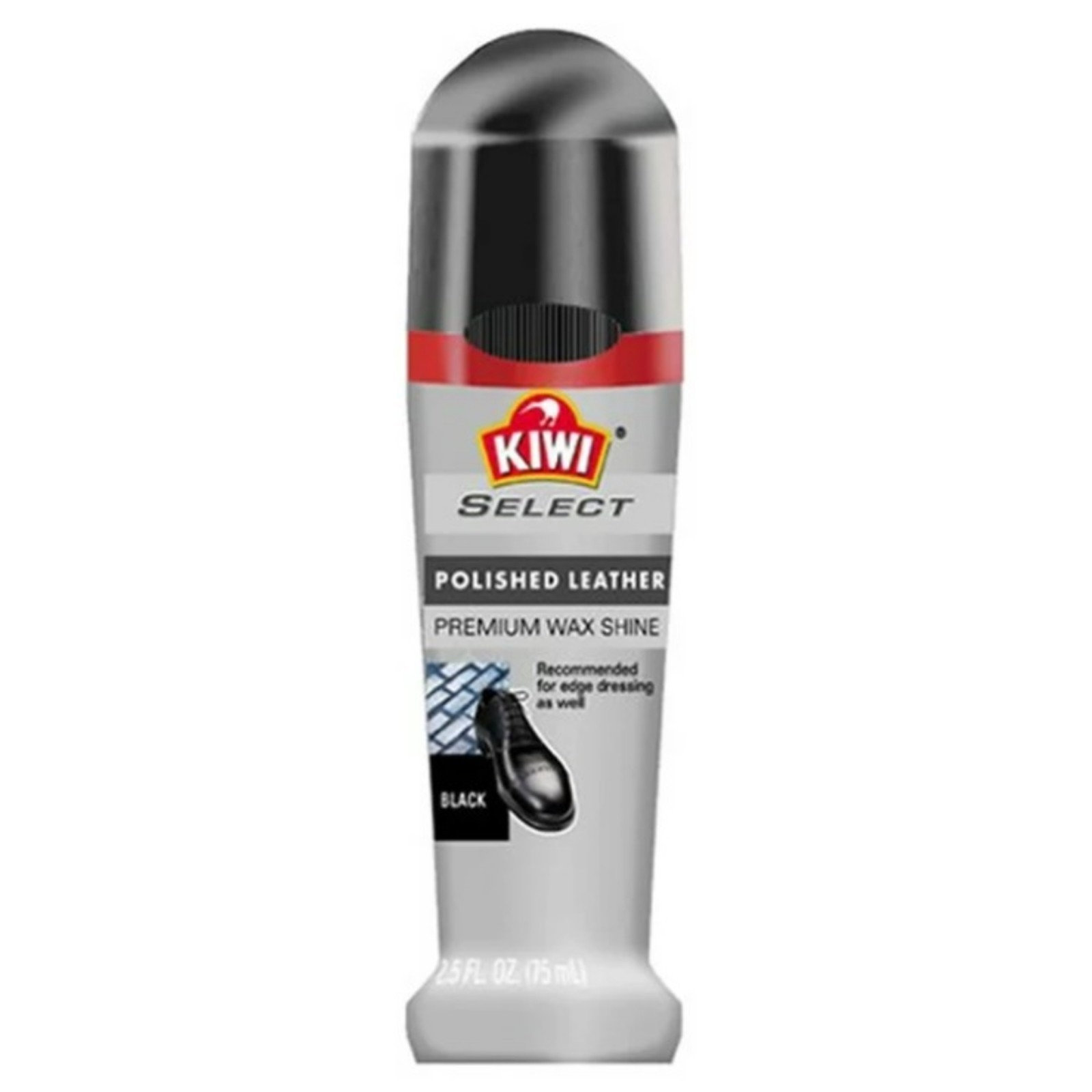 Kiwi Premium Instant Shoe Polish Bundle Brown & Select Black 2.5oz Leather Care