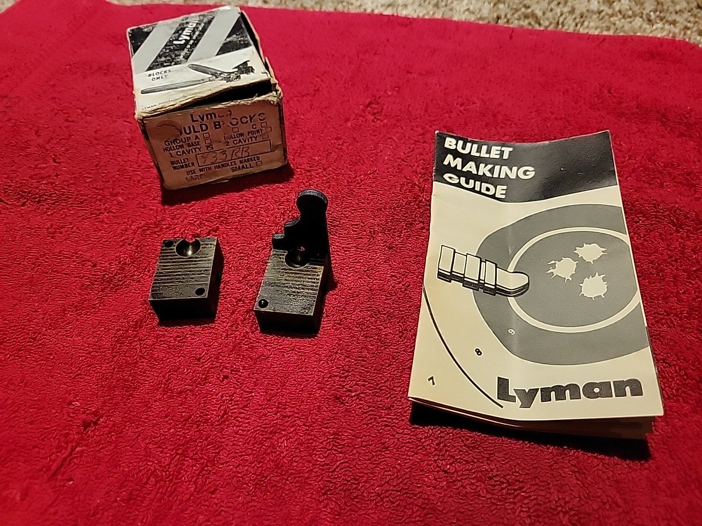 Vintage Lyman Ideal Bullet Mould Blocks Mold 433 361 Round Ball Reloading Ammo