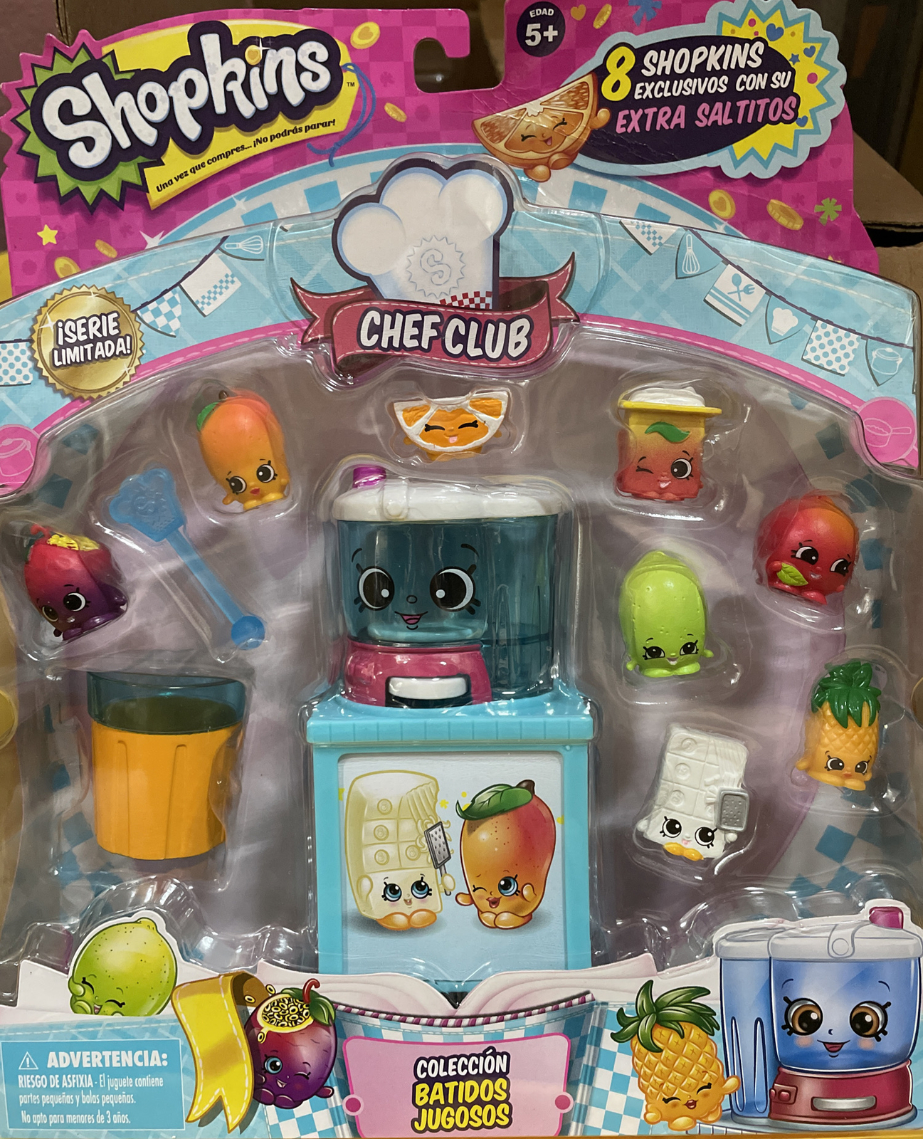 Shopkins Chef Club Juicy Smoothie Collection W/ Their  Jumpin’ Juicer Spanish