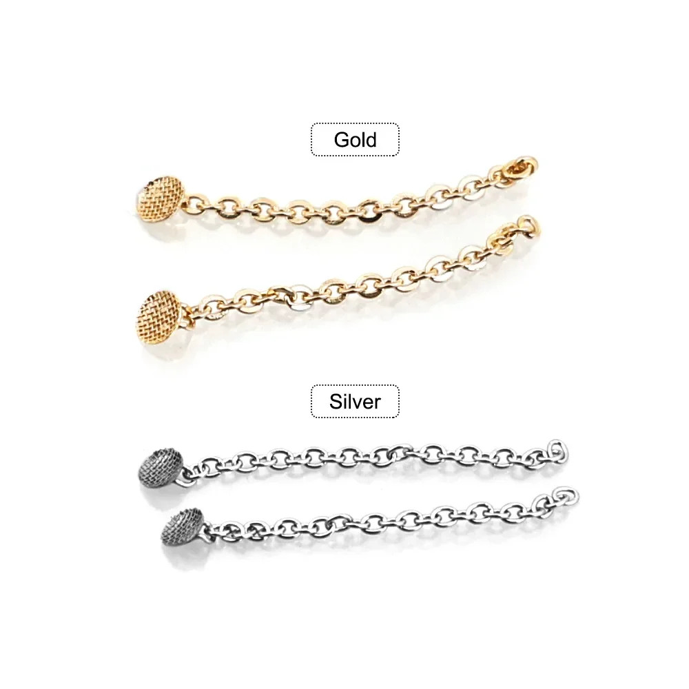 Dental Orthodontic Lingual Button Crimpable Mesh Base Hook Bondable Button Chain