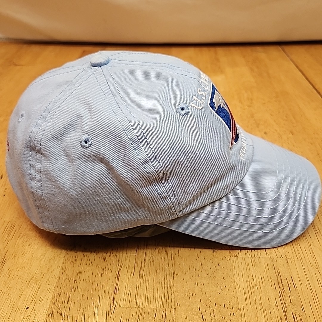 US Open 2019 Pebble Beach Hat Cap SlideBack Adjustable USGA Member Light Blue