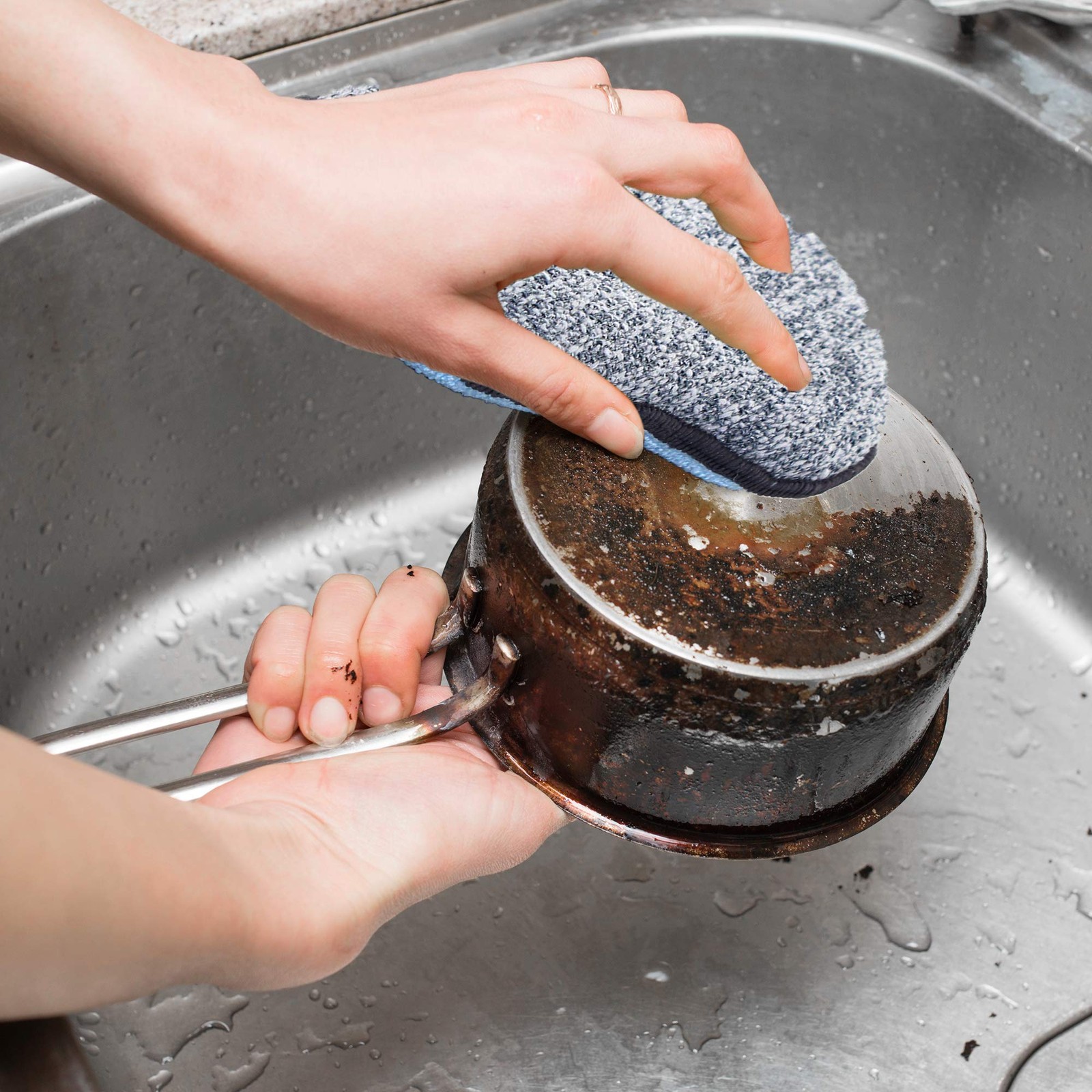 Multi-Purpose Sponges Kitchen by Scrub-it - Non-Scratch Microfiber sponges fo...