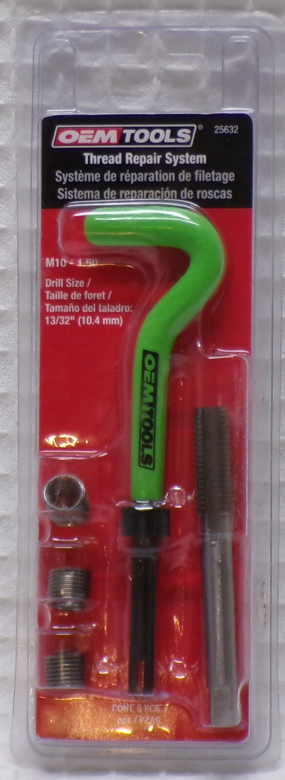 OEM Tools 25632 Thread Repair M10-1.5 Drill Size 13/32" 10.4 mm