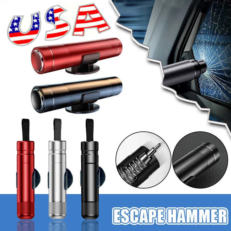 Car Safety Hammer Window Glass Breaker Seat Belt Emergency Escape Cutter Tool