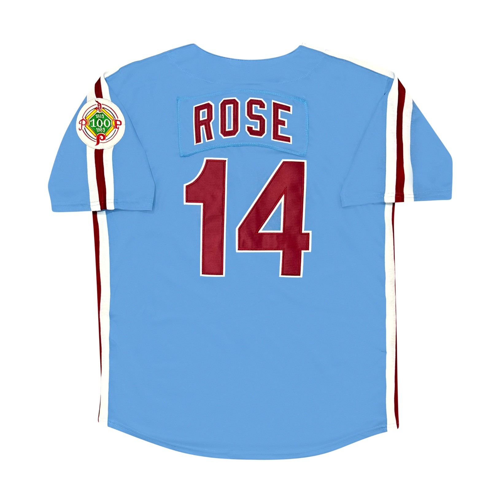 Pete Rose 1984 Philadelphia Phillies Cooperstown Men's Blue Away Jersey (L-XL)