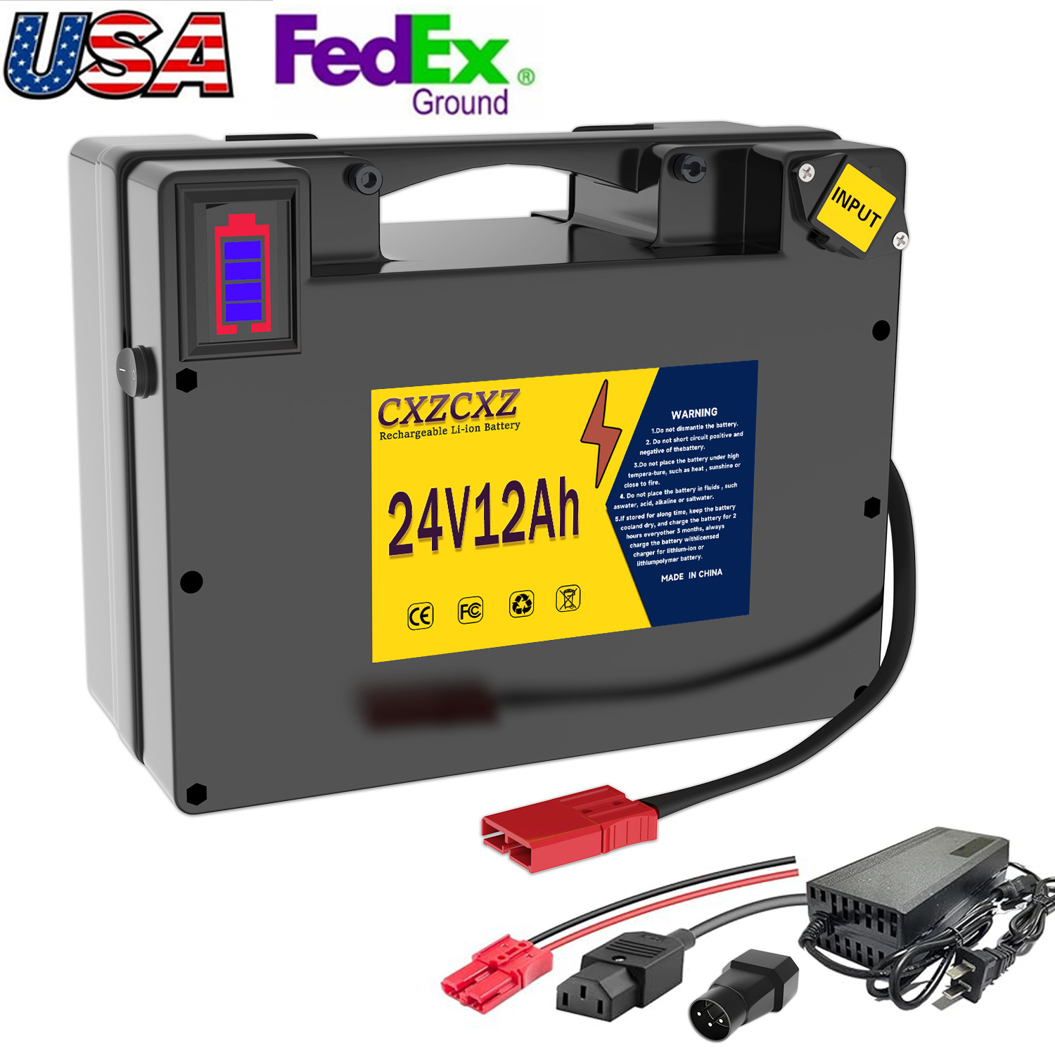 24V 12Ah 20Ah Lithium Battery for Electric Wheelchair,High Performance