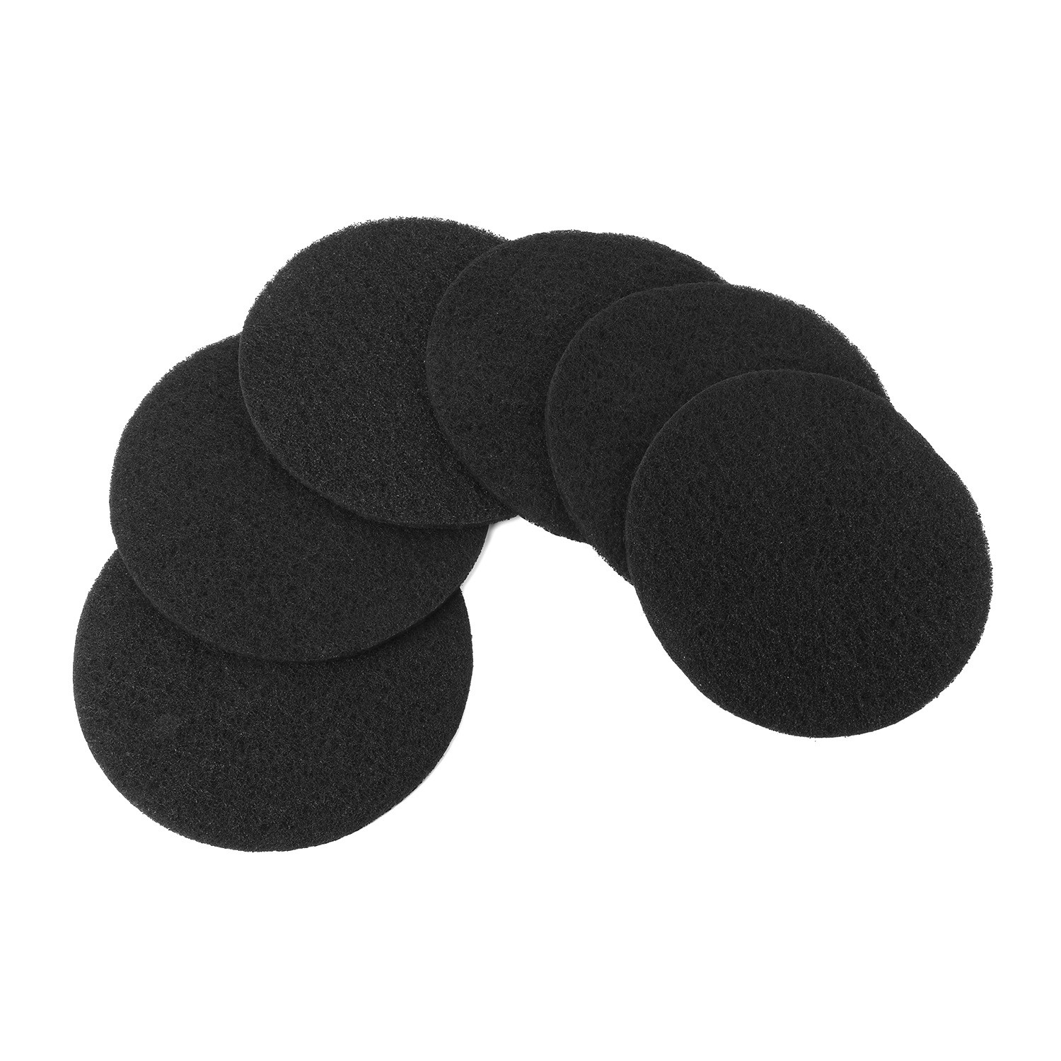 Charcoal Filter Replacements Kitchen Compost Bin Round 6.7" 0.4" Thick 6 Pack