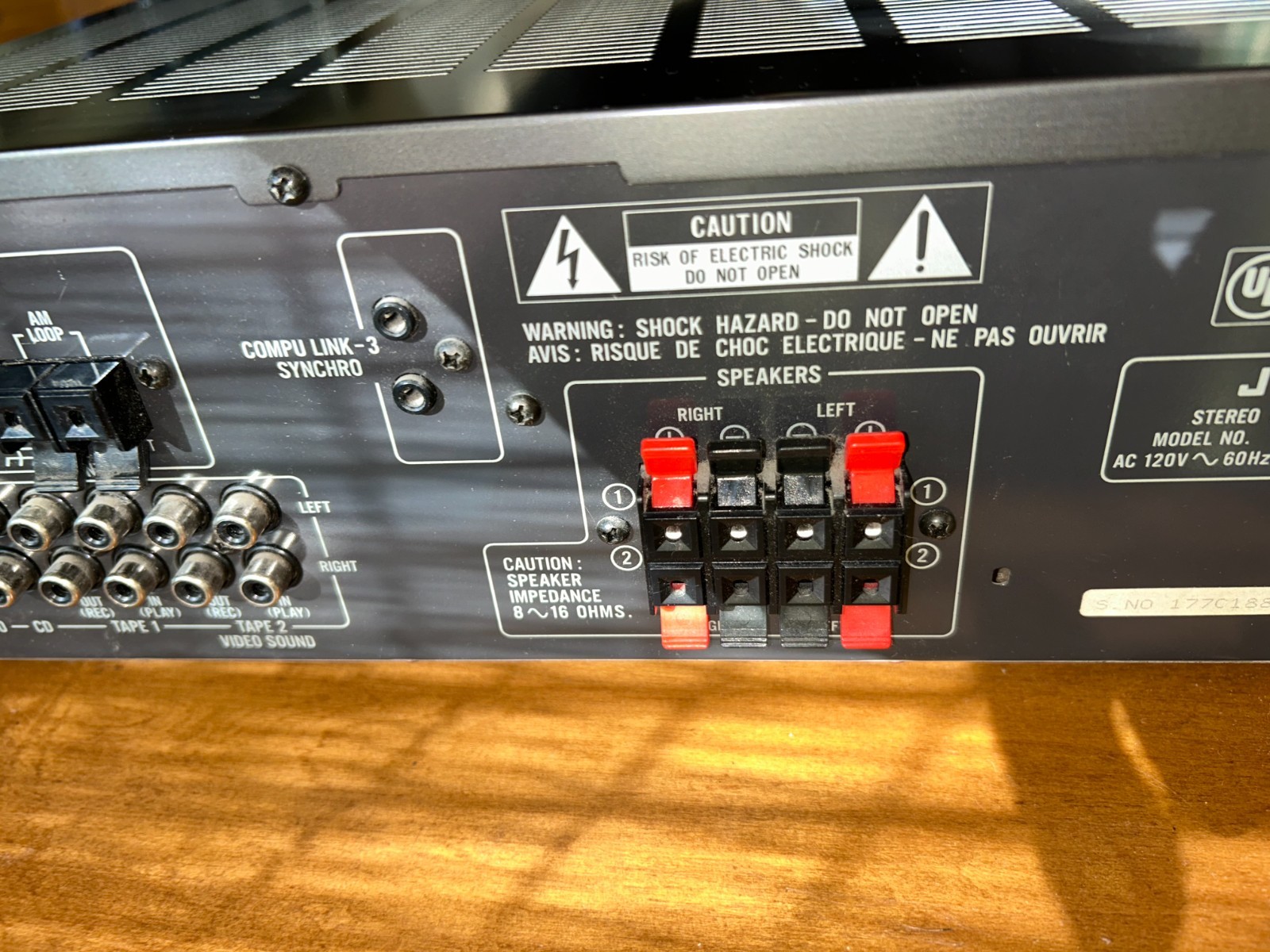 JVC RX-309 AM/FM Digital Stereo Receiver Remote Phono Inputs Bundle
