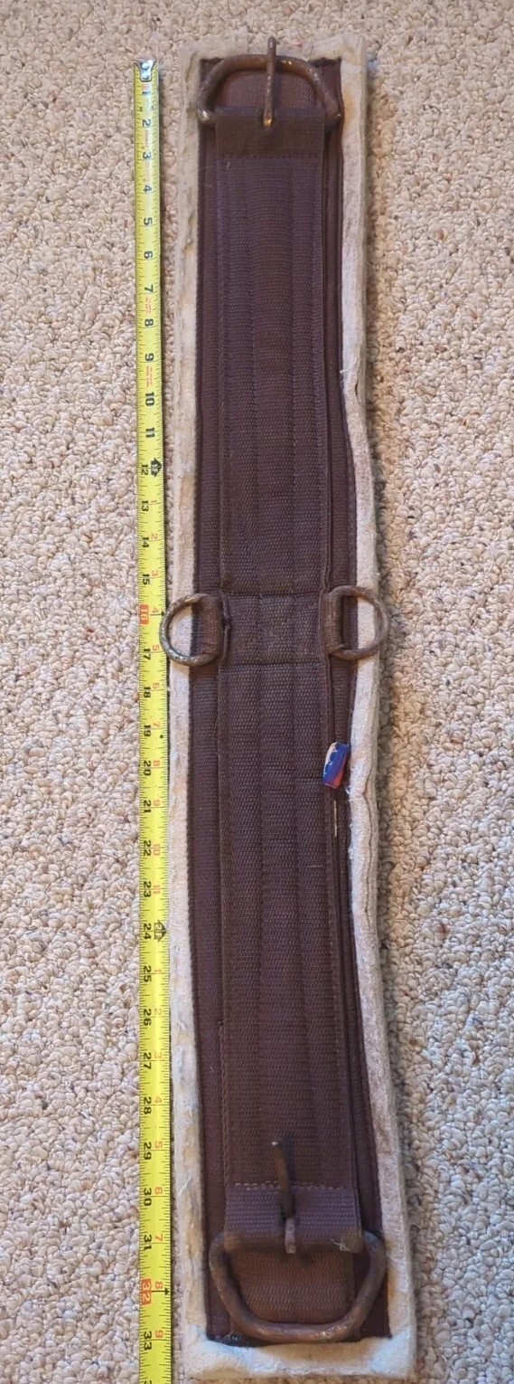 34” Felt and Nylon Western Saddle Cinch Horse Tack
