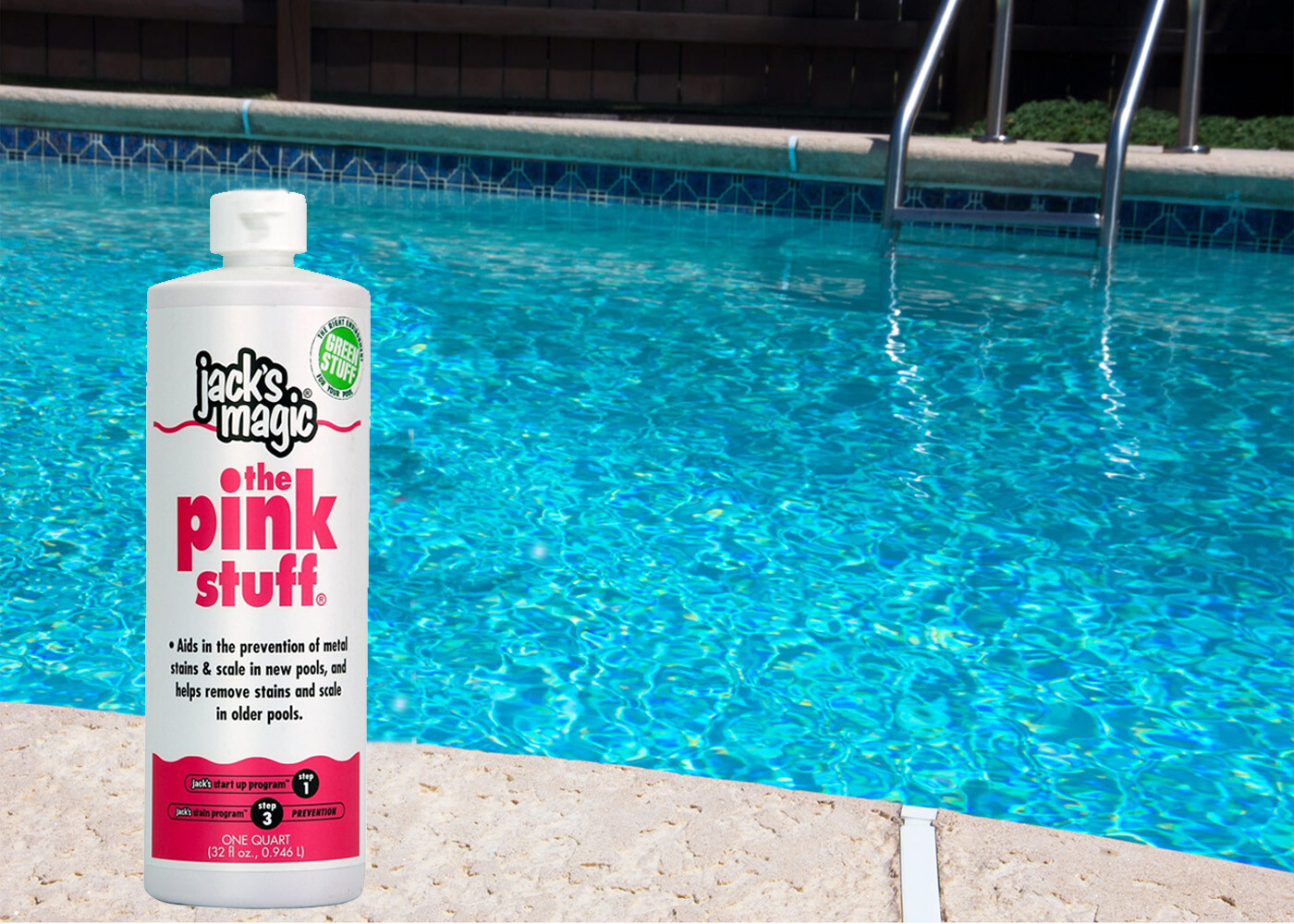 Jack's Magic The Pink Stuff For Swimming Pools - 1 QT Bottle - Choose Quantity