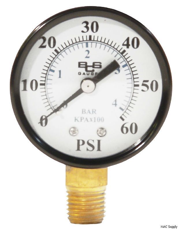 Pressure Gauge for Regulator on MA-10 Melter Crack Filling Equipment Parts