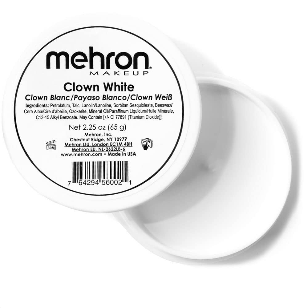 Makeup Clown White Professional Face Paint Cream Makeup | White Face Paint for S