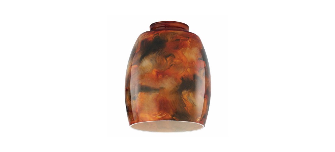 Westinghouse 81311 Light Shade, Pendant, Glass, Brown/Yellow
